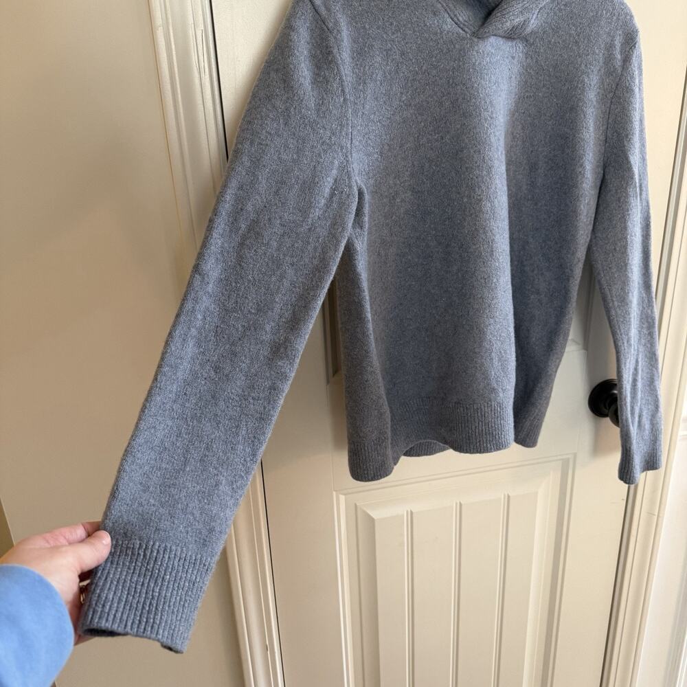 Banana Republic 100% Merino Wool Sweater Women’s Size Medium Slate Blue - Picture 2 of 10